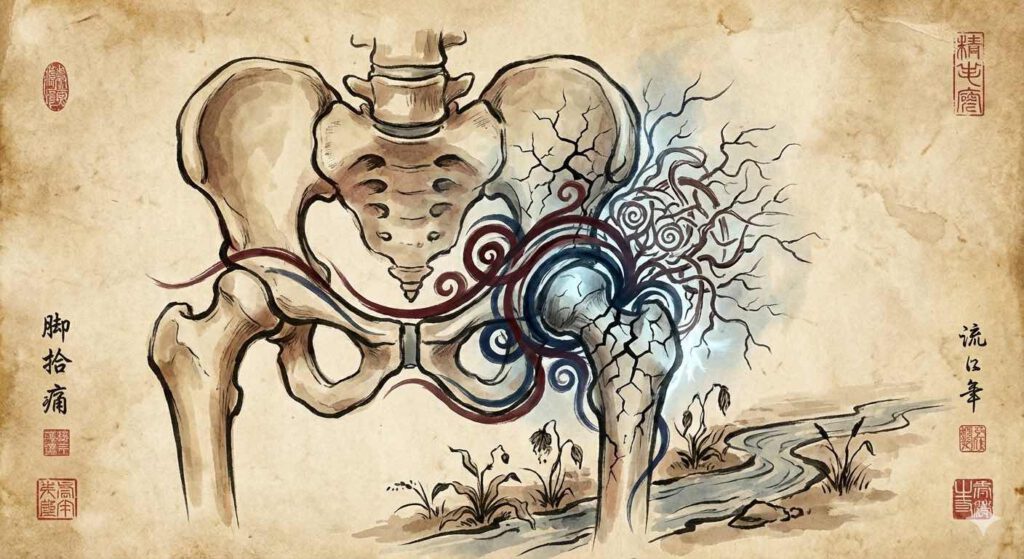 hüfte tcm akupunktur